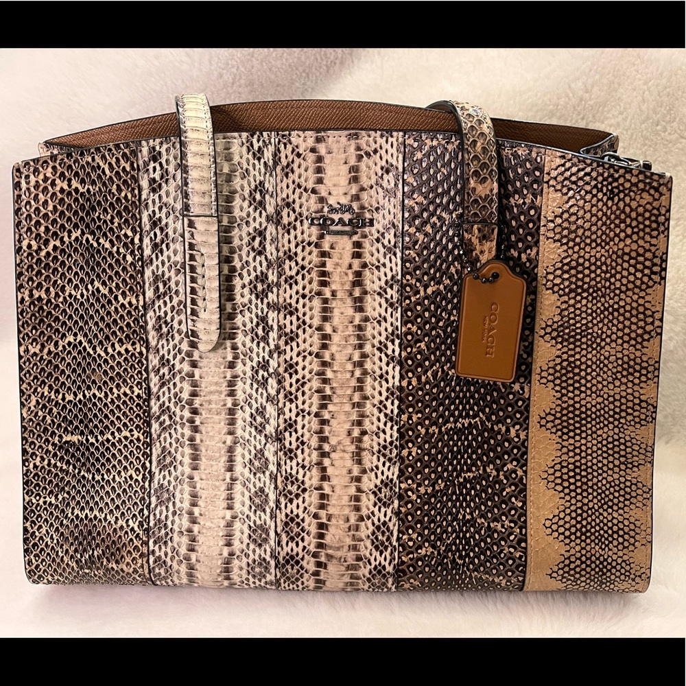 Coach Charlie Carryall in Ombre Snakeskin
